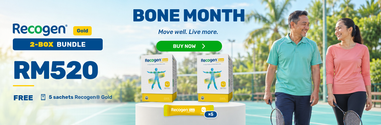 [Bone Month] Recogen® Gold Twin-pack